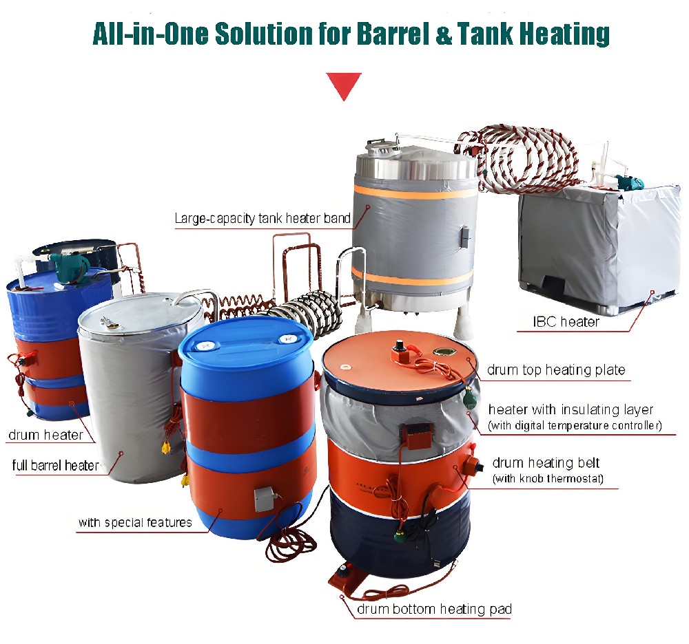 Heating Plate for Drum/Barrel/Tank